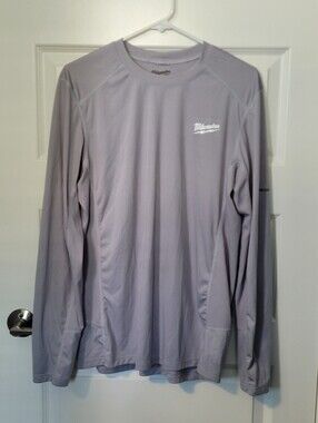 Milwaukee WORKSKIN Long Sleeve Shirt Men’s Large Gray
